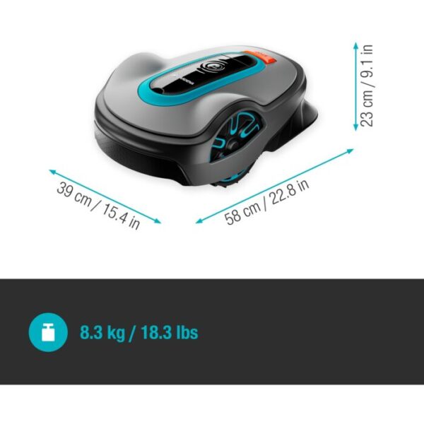 Tondeuse à gazon robot 1 000 m² smart SILENO life – Image 3